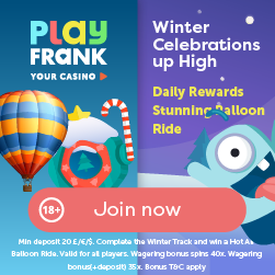 Hot Air Balloon Ride To Be Won At PlayFrank